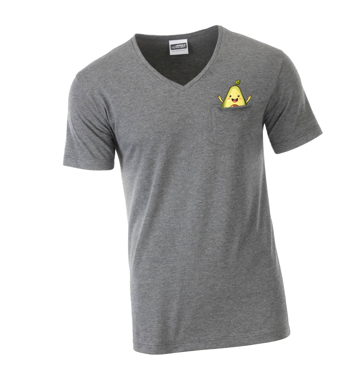 Paulakimm_ - T-Shirt Avocado Tasche