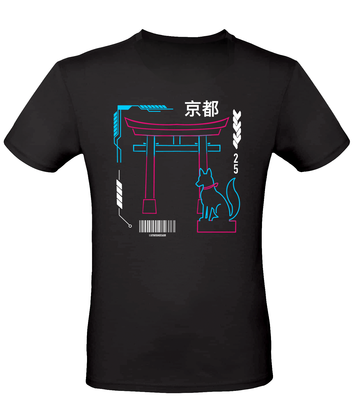 LuiTheDinosaur - Kyoto Fox T-Shirt