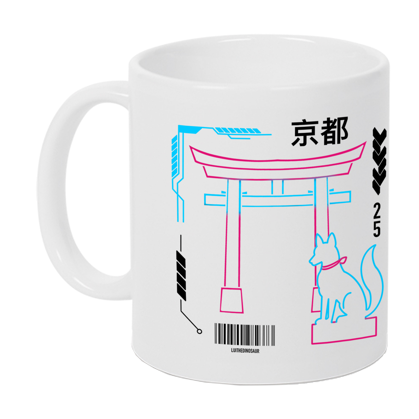 LuiTheDinosaur - Kyoto Fox Tasse