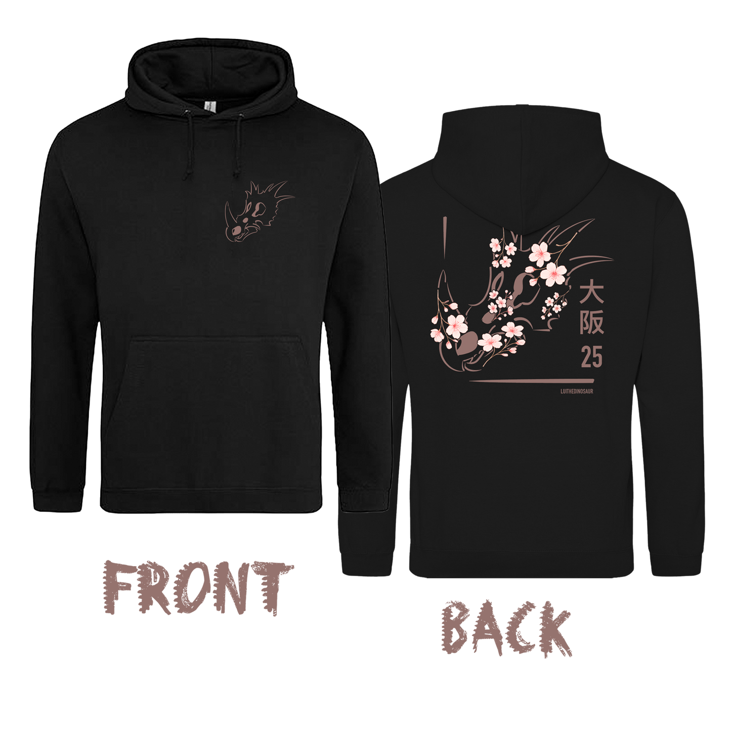 LuiTheDinosaur - Osaka Styracosaurus Hoodie