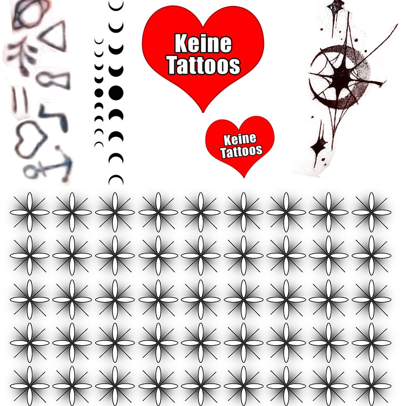 Kopfinhalt - Klebetattoos