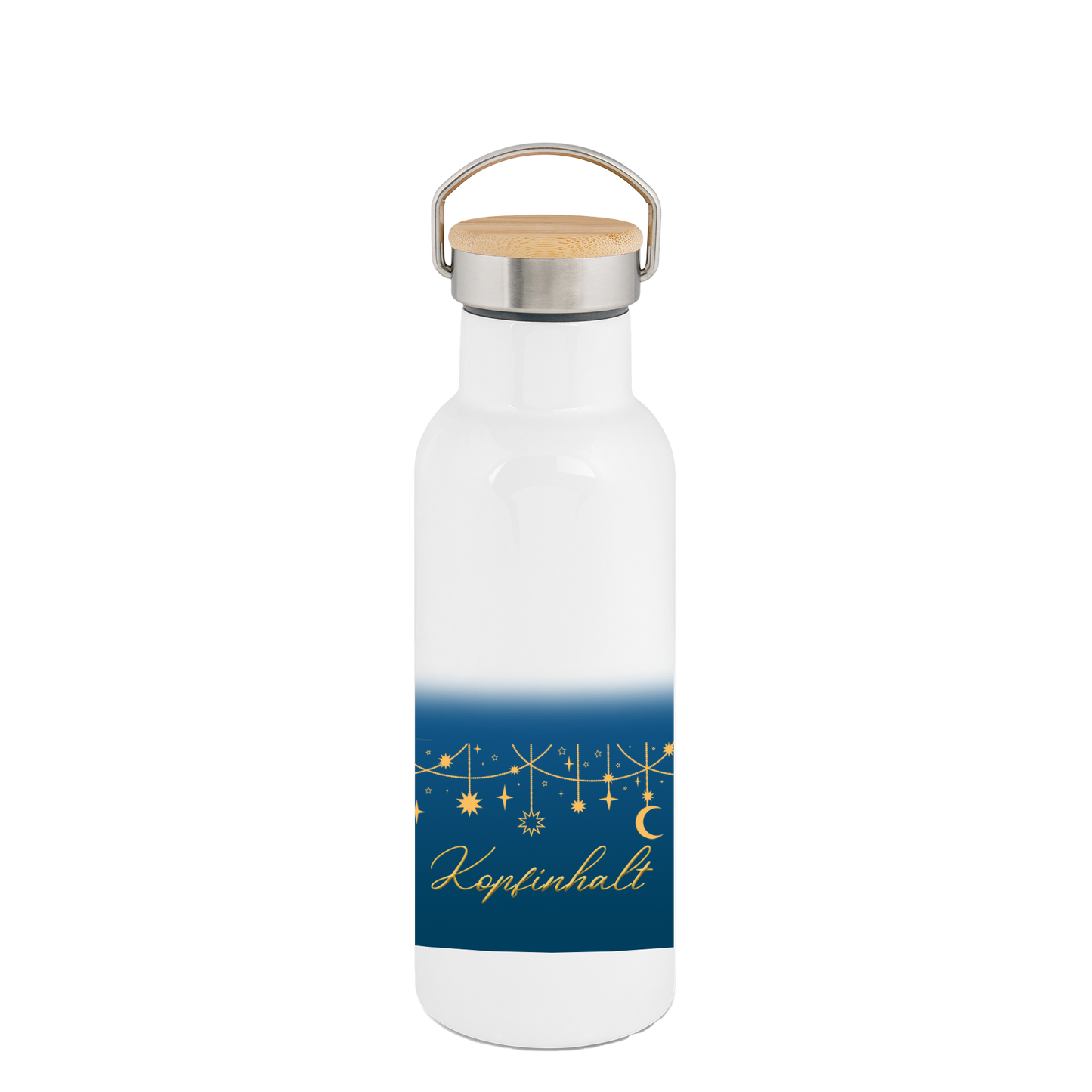 Kopfinhalt - Thermoflasche Bambusdeckel