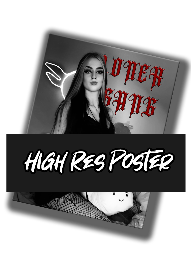 Yuzuxoo - Loner Gang High Resolution ästhetik Poster 2