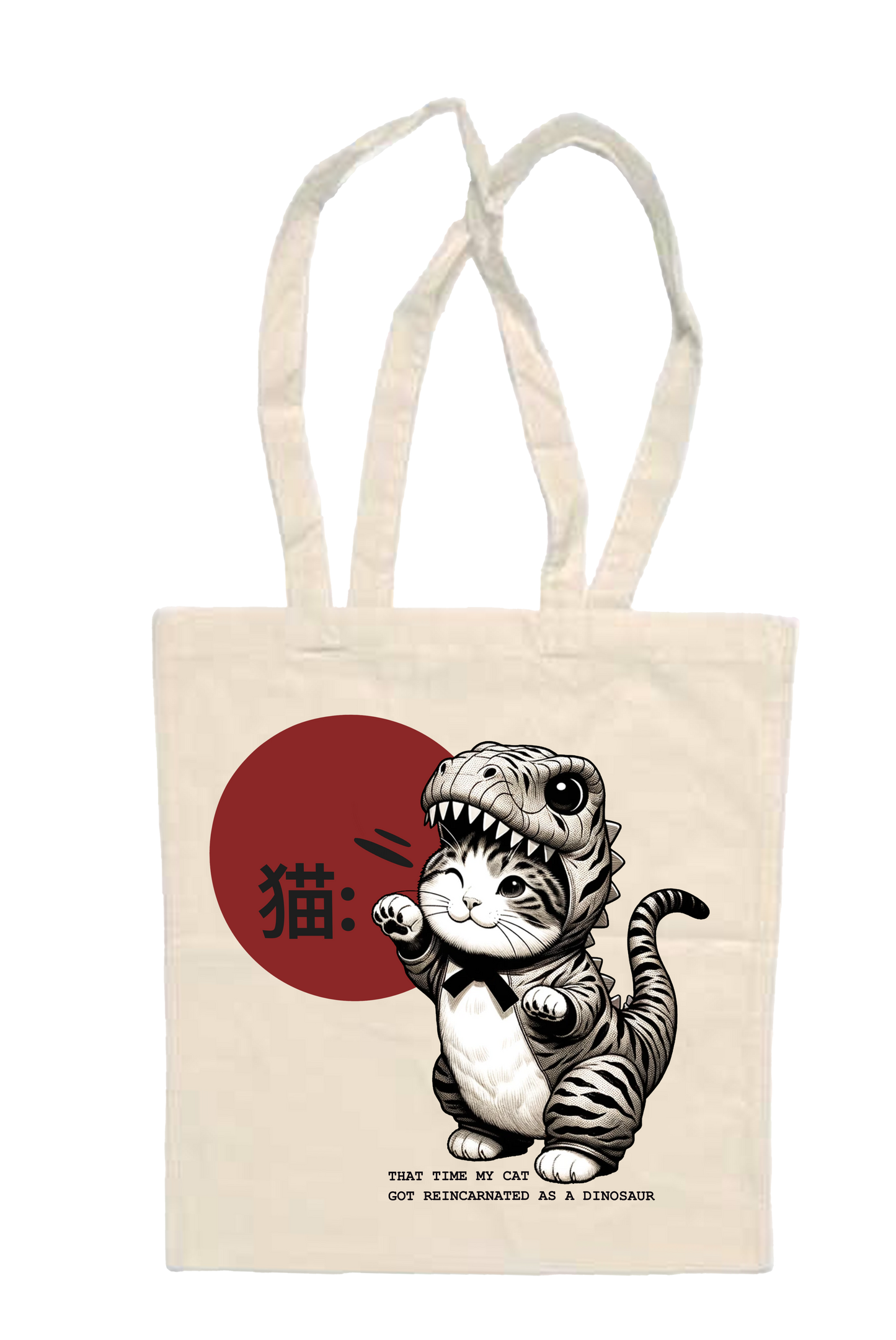LuiTheDinosaur - Neko Einkaufstasche