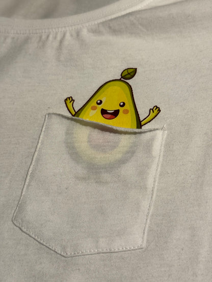 Paulakimm_ - T-Shirt Avocado Tasche