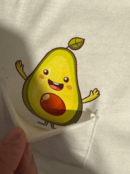 Paulakimm_ - T-Shirt Avocado Tasche