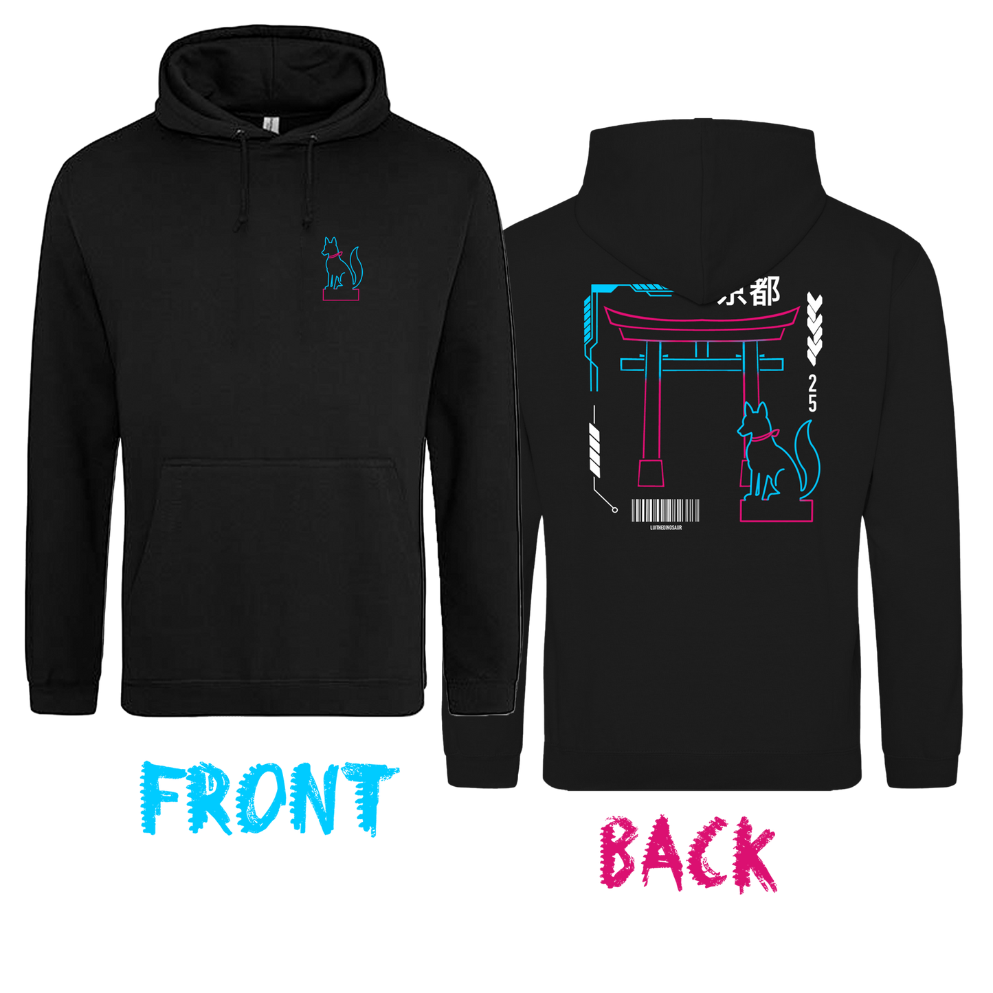 LuiTheDinosaur - Kyoto Fox Hoodie