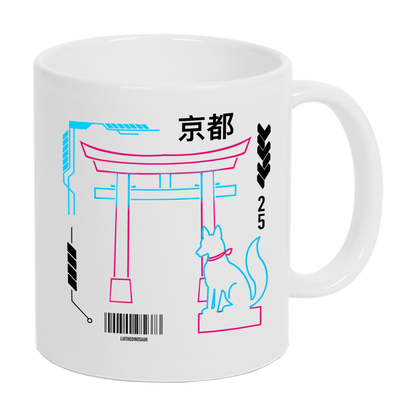 LuiTheDinosaur - Kyoto Fox Tasse