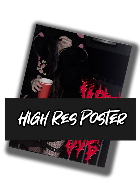 Yuzuxoo - Loner Gang High Resolution ästhetik Poster 4