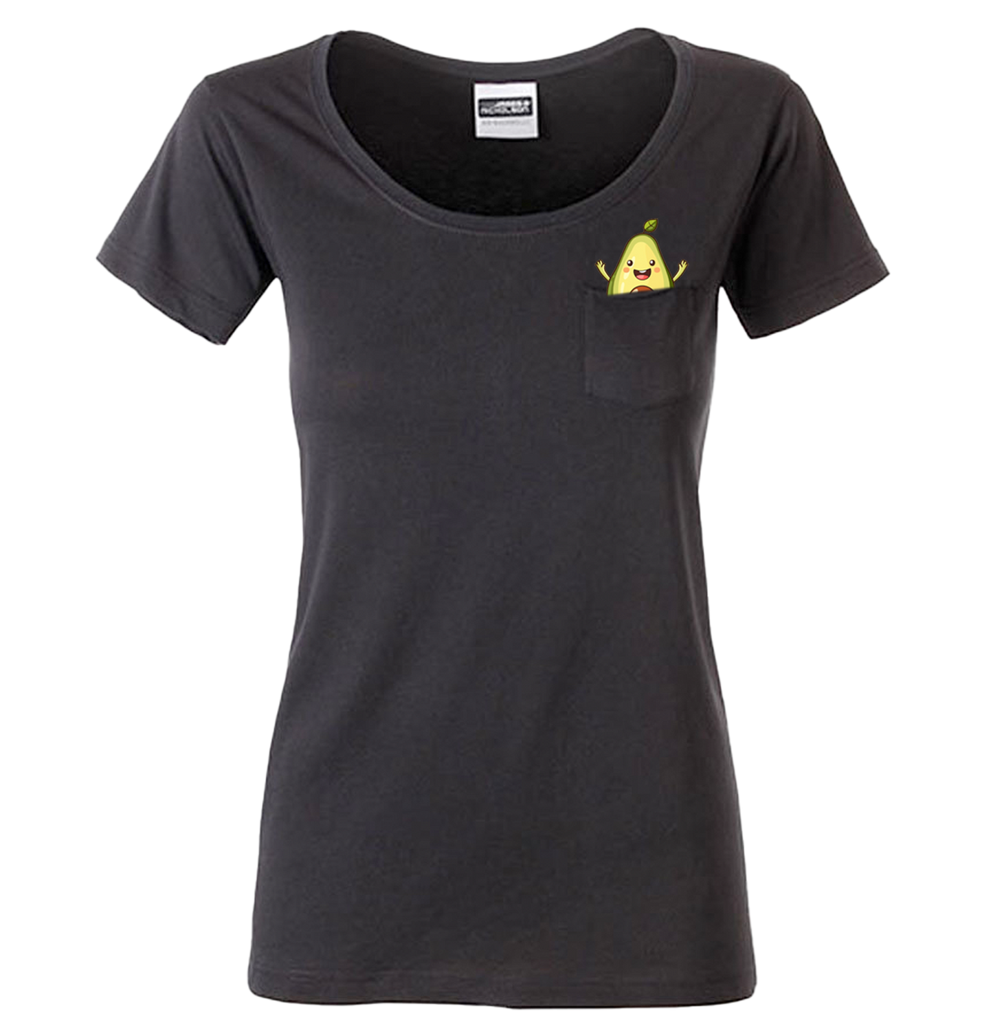 Paulakimm_ - T-Shirt Avocado Tasche