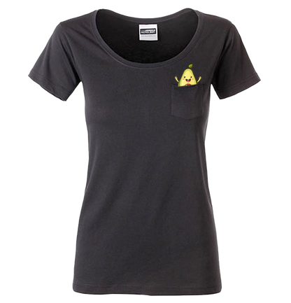 Paulakimm_ - T-Shirt Avocado Tasche